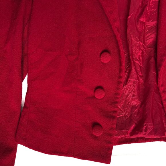 Lauren Ralph Lauren Wool Twill Cropped Blazer - Picture 4 of 8